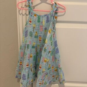 Angel Dear Ice Cream Print Kids Dress